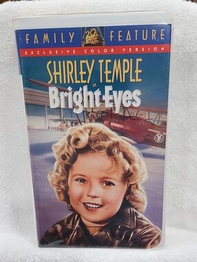 SHIRLEY TEMPLE "BRIGHT EYES" VHS TAPE